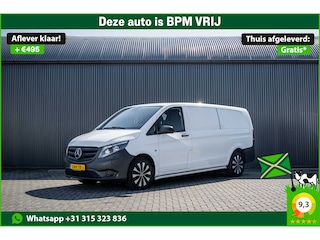 Mercedes-Benz Vito | 90KWH | WLPT 367KM | Volledig Elektrisch | SOH 97.5% | Camera | Navi | Stoelverw. | Airco | 3-Zits
