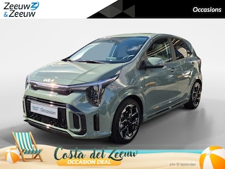 Kia Picanto 1.0 DPI GT-Line | Cruise Control | Climate Control | Navigatie | Camera | Stoelverwarming | Stuurverwarming | Open Dak | Lederen Bekleding |