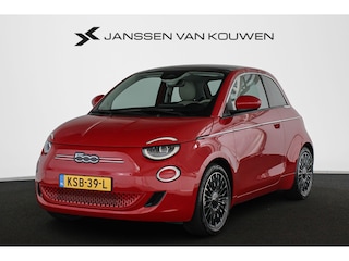 Fiat 500 La Prima 42 kWh Pano Leder Stoelverwarming JBL Camera Apple CarPlay