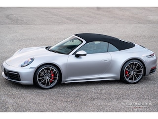 Porsche 911 Cabrio 3.0 Carrera S GT zilver, schakelb. sportuitlaat