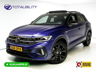 Volkswagen T-Roc 1.5 TSI R-Line Black Style | Panoramadak | Camera | Afn Trekhaak | IQ-Light | Beats audio | Travel assist | Stoel- & stuurverwarming, Apple Carplay/Android auto, Camera, Afn. trekhaak, Elec. klep