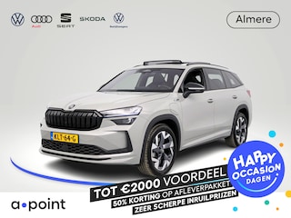 Skoda Kodiaq 1.5 TSI PHEV Sportline Business 204 pk Automaat | Verlengde garantie | Navigatie | Panoramadak | Trekhaak (wegklapbaar ) | Parkeersensoren | Achteruitrijcamera |