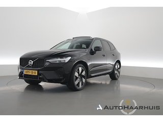 Volvo XC60 2.0 T8 Plug-in hybrid AWD Ultimate Dark | Pano | Trekhaak | HUD | Pilot Assist | Bliss | Leder | H&K | 360cam | Stoel- Stuurverw.