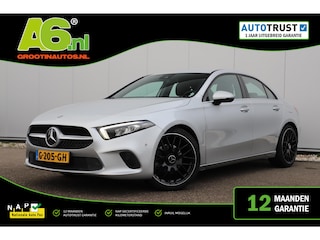 Mercedes-Benz A-klasse 200 Business Solution Automaat Half Leder Full LED Sportstoelen Widescreen Carplay Android Navigatie Achteruitrijcamera Clima Cruise 19 inch AMG Look Velgen Nieuwe Banden! Stoelverwarming