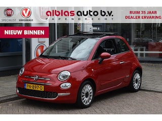 Fiat 500 0.9 TwinAir Turbo Lounge|Leer|Nav|Schuifdak