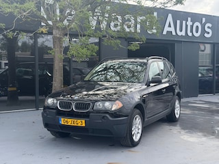 BMW X3 2.5i/airco/cruise/panorama dak/stoel verwarming/ trekhaak/goed onderhouden/6 Maanden garantie