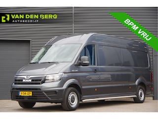 MAN TGE 3.180 35 2.0 Lang L4H3(L3H2) 3-ZITS, 177PK AUT. CAMERA, GEVEERDE STOEL, CRUISE, CARPLAY, NL AUTO, NAP