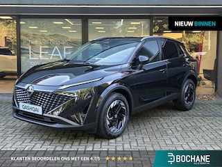 Nissan Qashqai 1.5 e-Power N-Design NIEUW UIT VOORRAAD LEVERBAAR | Panoramisch glazen dak | Stuurverwarming | Verwarmde voorruit| Parkeersensoren voor- en achter | Stoelverwarming | Appele CarPlay & Android Auto | Adaptieve Cruise Control | Tot 10 jaar fabrieksgarantie