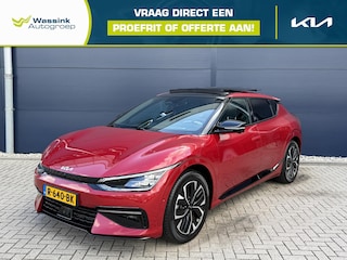Kia EV6 GT-Line 77.4 kWh Navigatie | Apple Carplay/Android Auto| Panoramadak | Trekhaak | HUD | Stoelverwarming/ventilatie | Stuurwiel verwarming