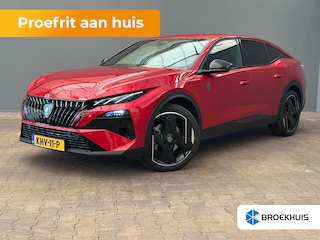 Peugeot 408 1.6 GT Exclusive Plug-In Hybrid 240 Focal | Leder | Navigatie | Stoel+Stuurverwarming || 20" lichtmetalen velgen 'MONOLITHE’ | Active Safety Brake (met camera en radar) | Drive Assist Plus Pack