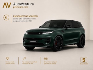 Land Rover Range Rover Sport 3.0 P550e Autobiography PHEV l Schuif- /kantel Pano l Stoelventilatie l Black Pack l 23" Inch Velgen | Britisch Racing Green