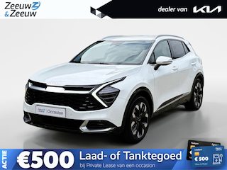 Kia Sportage 1.6 T-GDi Plug-in Hybrid AWD DynamicLine Luxury | Apple Carplay / Android Auto | Navigatiesysteem | Stoel + Stuurverwarming | Elektrisch Verstelbare Bestuurdersstoel | Licht + Regensensor | Parkeersensoren Voor + Achter | Camera Achter | Cruise Control Adaptief | Rijstrooksensor + Correctie | 19"Lichtmetalen Velgen