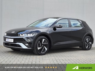 Hyundai Ioniq 5 Connect 84 kWh / Accu SoH 99,2 % / Fabrieksgarantie tot 04-2030 / CCS snelladen / 19" LM wielen & All Season banden / 1.600 kg Trekgewicht / Elektrische achterklep / Stuur & Stoelverwarming / Warmtepomp / Achteruitrijcamera / Adaptief cruise control /