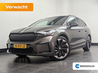 Skoda Enyaq iV 60 Sportline l SOH 91,38% l 21" l Apple Car Play l Matte kleur l Navi l Sportstoelen l Leder/Alcantara l