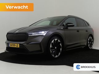 Skoda Enyaq iV 60 Sportline l SOH 91,38% l 21" l Apple Car Play l Matte kleur l Navi l Sportstoelen l Leder/Alcantara l