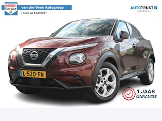 Nissan Juke 1.0 DIG-T N-Connecta | Incl. 12 maanden garantie | Parkeercamera | Parkeersensoren | Cruise control | Climate control | Bluetooth | Airco | Lichtmetalen velgen | DAB