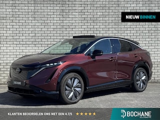 Nissan Ariya Evolve 91 kWh | Stoelverwarming + Ventilatie | BOSE-Audio | Schuif-/kanteldak | 360° Camera | Trekhaak | Stuurverwarming |