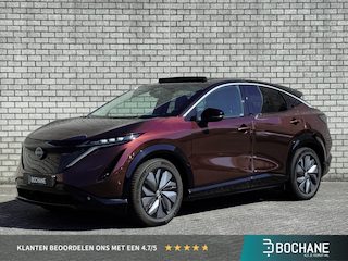 Nissan Ariya Evolve 91 kWh | Stoelverwarming + Ventilatie | BOSE-Audio | Schuif-/kanteldak | 360° Camera | Trekhaak | Stuurverwarming |
