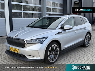 Skoda Enyaq iV 80 | 90% SoH | Panoramadak | Leder | Warmtepomp | Stoel- en stuurverwarming | Lichtmetalen velgen 21"