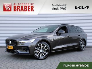 Volvo V60 2.0 T6 Plug-in hybrid AWD Plus Dark | Luxe Leder | Harman Kardon Audio | Panorama dak | Trekhaak | Adap. Cruise | Dodehoek detectie |
