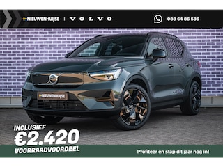 Volvo EX40 Single Motor Ext. Range Forest Black Edition | Harman Kardon | 20" | Panoramadak | Extra Getint Glas | Power Seats | Nubuck | Adaptive Cruise | BLIS
