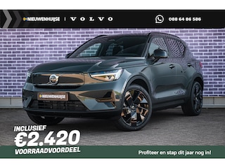 Volvo EX40 Single Motor Ext. Range Forest Black Edition | Harman Kardon | 20" | Panoramadak | Extra Getint Glas | Power Seats | Nubuck | Adaptive Cruise | BLIS