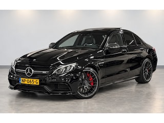Mercedes-Benz C-klasse AMG 63 S | PANO | HEAD-UP | SCHAALSTOELEN | BURMESTER | CARBON | 360-CAMERA | NL-AUTO!
