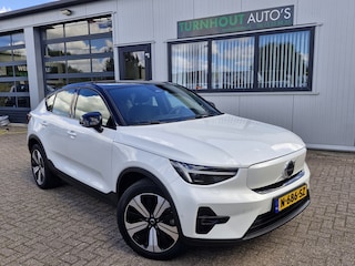 Volvo C40 Recharge Twin Intro Edition 78 kWh | Crystal White Pearl | getinten ramen | warmte pomp