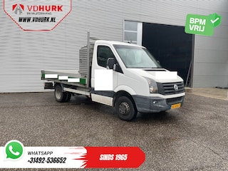 Volkswagen Crafter 35 2.0 TDI Open laadbak/ Kipper/ Tacho/ Dubbel lucht/ 3.5t Trekverm./ Gev.stoel/ Cruise/ Airco/ 350x200x40/ Pick Up