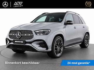 Mercedes-Benz GLE 400 e 4MATIC AMG Line | MANUFAKTUR Alpingrijs | Panorama | 22” AMG | AIRMATIC | Burmester | Head-up | Trekhaak
