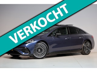Mercedes-Benz EQS 450 4MATIC AMG Line 108 kWh | hyperscreen | head-up | elek. trekhaak | massage stoel(en) | stoelkoeling | 1e eig