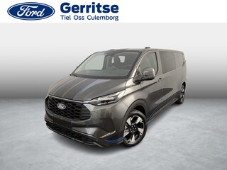 Ford Transit Custom 320 2.5 PHEV L2H1 Sport DC met o.a. uniek sport interieur, 19 inch lichtmetalen velgen, een trekhaak, een achteruitrijcamera en verwarmbare voorstoelen en stuurwiel