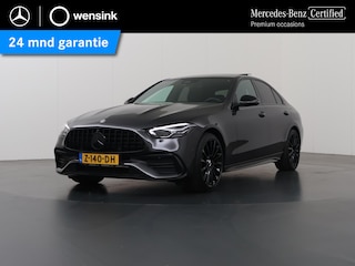 Mercedes-Benz C-klasse 300 e AMG Line | Panoramadak | Night | Sfeerverlichting | Getint glas | Stoelverwarming | Keyless | 360 graden camera |
