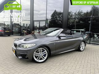 BMW 2-serie Cabrio 220i M pakket |Clima|Stoelverwarming|Trekhaak|Leer|Navi