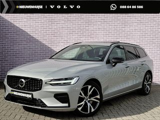 Volvo V60 2.0 B4 Plus Dark | Harman/Kardon | Schuif/Kantel Panoramadak | Memory | Power Seats | Stoel/Stuur verwarming | Extra Getint Glas | Adaptive Cruise | BLIS | Camera | Google Infotainment |