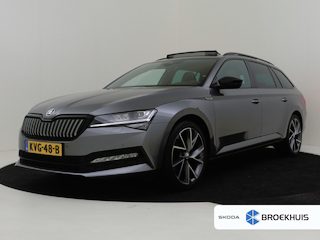 Skoda Superb Combi 1.4 TSI iV Sportline Business l Elekt. Stoel incl Memory l Pano Dak l Camera l Elektr. Klep l Stoel Stuurverwarming l Matrix LED l