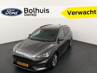 Ford Focus Wagon EcoBoost 125 pk ST Line | Trekhaak | Dealer onderhouden | FULL LED | Winterpack | Head up Display | All Season banden