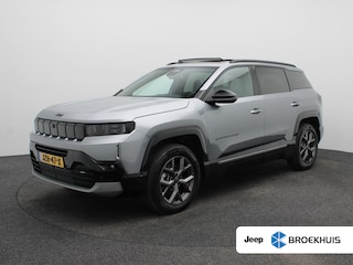 Jeep Compass 1.2 e-Hybrid First Edition 8 Jaar Garantie | Panoramadak | Elektrisch Verstelbare stoelen | Stoelverwarming en Verkoeling | Stuurwielverwarming | Adaptieve Cruise Control | Drive Assist | Premium Audio | 360* Graden Camera