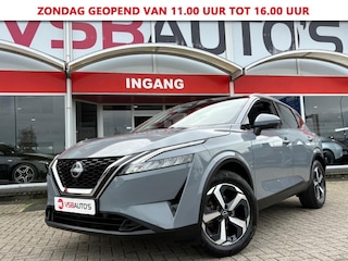 Nissan Qashqai 1.3 MHEV 158PK AUT. N-CONNECTA PANO-DAK TREKHAAK NL-AUTO NARDO-GREY NAVI 360-CAMERA CARPLAY AIRCO LMV PDC