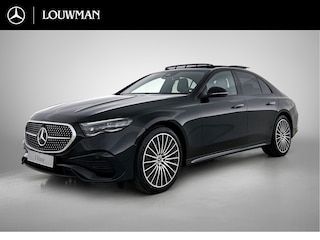 Mercedes-Benz E-klasse 300 e Business Solution AMG | Premium pakket | Winterpakket | Nightpakket | Leder pakket | USB–pakket Plus | Trekhaak | Panoramaschuifdak | 360° camera | Burmester® 4D surround sound | GUARD 360° | 20-inch multispaaks AMG velgen |