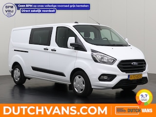 Ford Transit Custom 2.0TDCi 130PK Lang Dubbele Cabine | Kastinrichting | Navigatie | Camera | Multimedia | Airco | Cruise