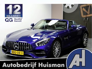 Mercedes-Benz AMG GT Roadster 4.0 V8 350kW/476pk DCT7 DISTRONIC + BURMESTER + SOFTLEDER + AIRSCARF + CAMERA + DODEHOEK MELDER + PRE-SAFE + AMG PERF. UITLAAT + RIDE MODES + KEYLESS ENTRY&GO + PARKSENSOREN V&A + FOLIE VOORBUMPER + 19"/20" AMG-VELGEN GEPOLIJST!