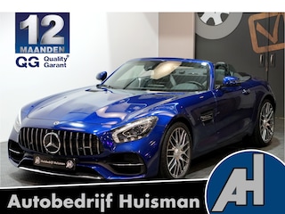 Mercedes-Benz AMG GT Roadster 4.0 V8 350kW/476pk DCT7 DISTRONIC + BURMESTER + SOFTLEDER + AIRSCARF + CAMERA + DODEHOEK MELDER + PRE-SAFE + AMG PERF. UITLAAT + RIDE MODES + KEYLESS ENTRY&GO + PARKSENSOREN V&A + FOLIE VOORBUMPER + 19"/20" AMG-VELGEN GEPOLIJST!