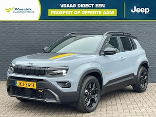 Jeep Avenger 1.2T 4xe 136pk The North Face | Automaat | All Season Banden | Adaptieve Cruise Control | Dode Hoek Detectie | Lane Assist | Parkeercamera | Parkeersensoren Voor & Achter | Navigatie | Apple Carplay | Stoelverwarming | DAB |