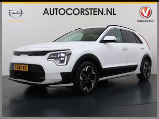 Kia Niro ExecutiveLine 204PK 64.8kWh Adap.Cruise Head-Up Stoelverwarming+Ventilatie Camera Schuif-/Kanteldak Apple Carplay Android Auto Ecc Pdc SOH 100% Elek.Stoelen Memory Privacy Glas DAB Elek.Achterklep Lmv 17" 1e Eigenaar Dealeronderhouden Origineel Nederlandse Auto