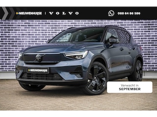 Volvo EX40 Single Motor Ext. Range Ultra Black Edition | Europa | Harman Kardon audio | 20" | Schuif-/kanteldak | Getint Glas | Elektrische stoelverstelling | Nubuck bekleding | Adaptive Cruise Control | Dodehoekdetectie |