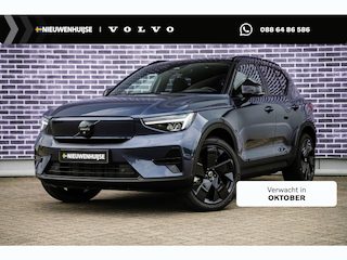Volvo EX40 Single Motor Ext. Range Ultra Black Edition | Europa | Harman Kardon audio | 20" | Schuif-/kanteldak | Getint Glas | Elektrische stoelverstelling | Nubuck bekleding | Adaptive Cruise Control | Dodehoekdetectie |