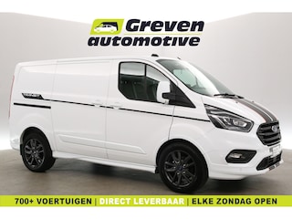 Ford Transit Custom 2.0 TDCI L1H1 185PK Sport | Automaat | Airco | Camera | Cruise | 3 Zits | Trekhaak | 2xSchuifdeur | Carplay