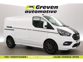Ford Transit Custom 2.0 TDCI L1H1 185PK Sport | Automaat | Airco | Camera | Cruise | 3 Zits | Trekhaak | 2xSchuifdeur | Carplay