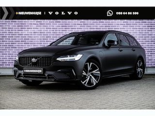 Volvo V90 2.0 T6 Plug-in hybrid AWD Plus Dark | Adaptieve Cruise Control | Tailored Wool Sportstoelen | Harman Kardon Audio | DAB+ | Parkeercamera | Stoel-/Stuur-/Voorruitverwarming | Trekhaak |